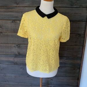 Zara lace top.  Size XS